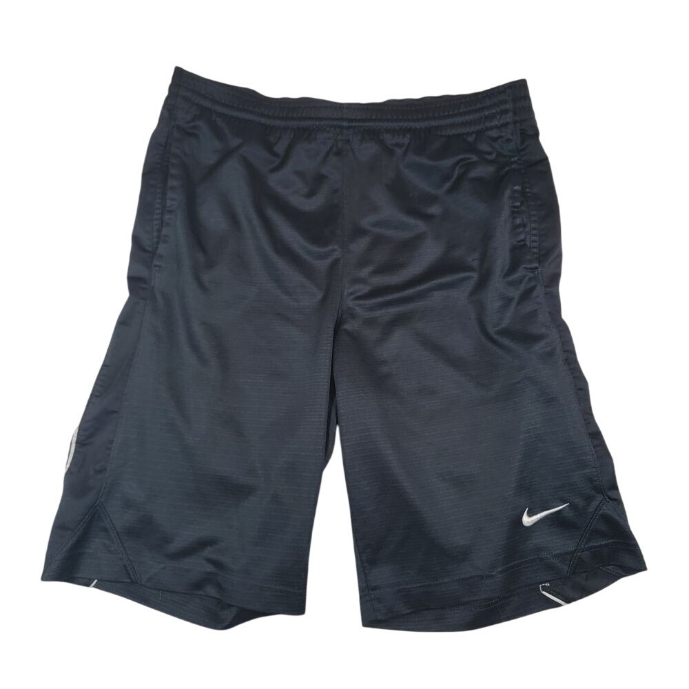 Nike Men's Workout Shorts Sz S Black Stretch‎ Waist Drawstrings Basketball Loose